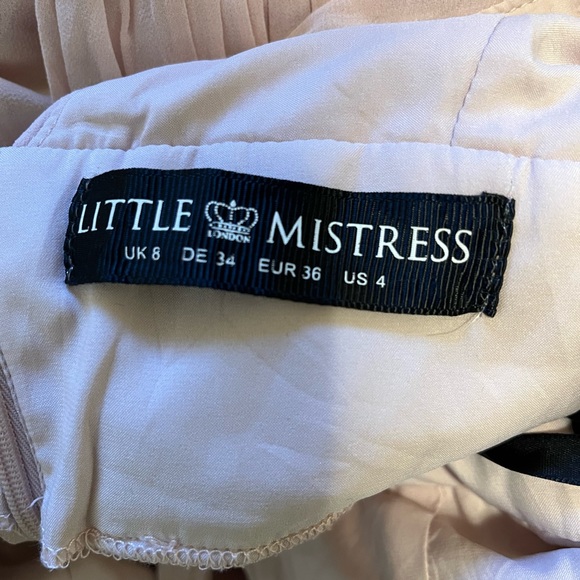 PROM DRESS - Little Mistress Baby Pink Evening Dress Gown - Picture 9 of 11